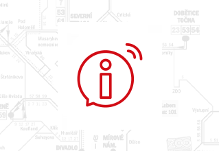 Reklamní letáky ve vozidlech MHD