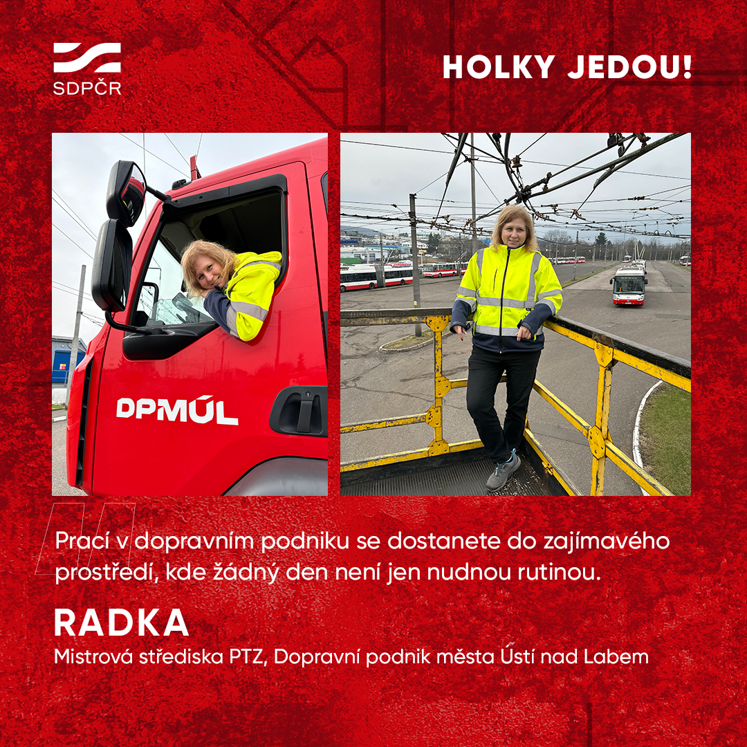 Doprava není jen pro kluky, přesvědčuje nová kampaň SDP ČR s názvem Holky jedou!